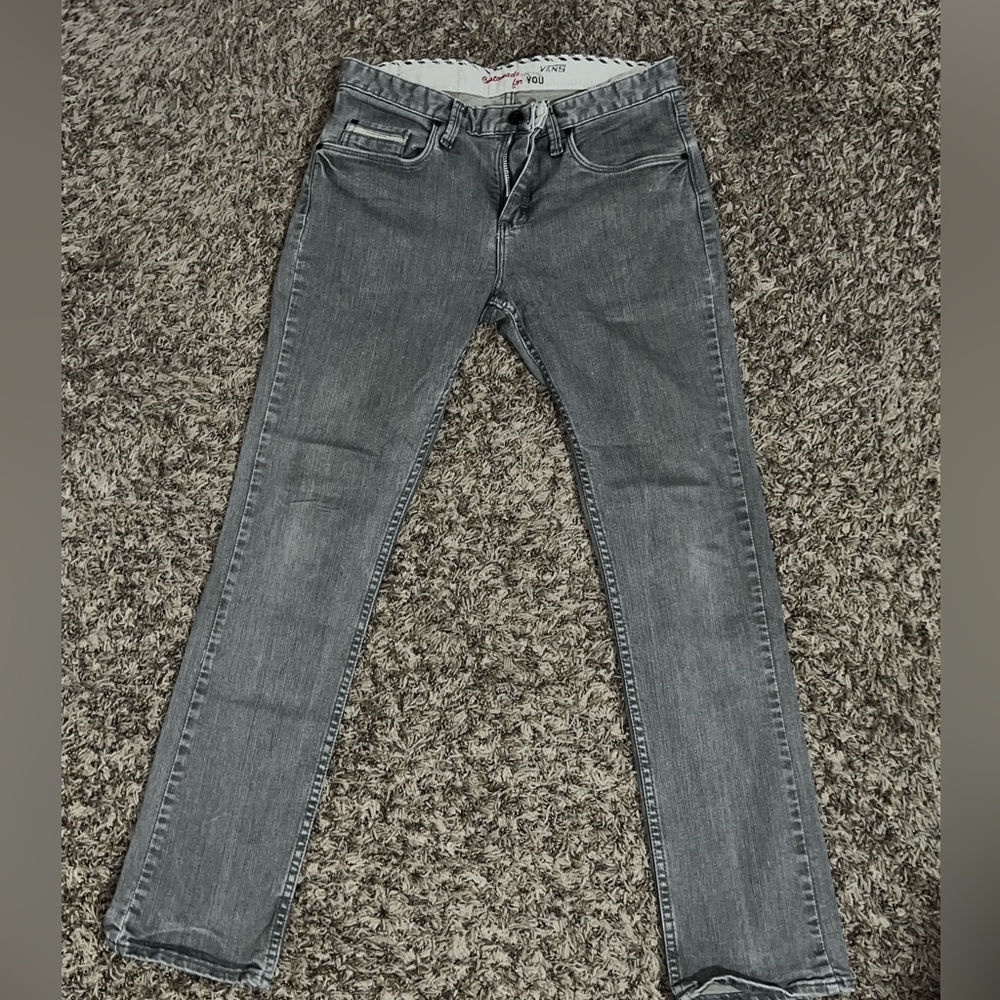 Vans V76 Skinny Fit Jeans - 30”x30” - Grey Washed
